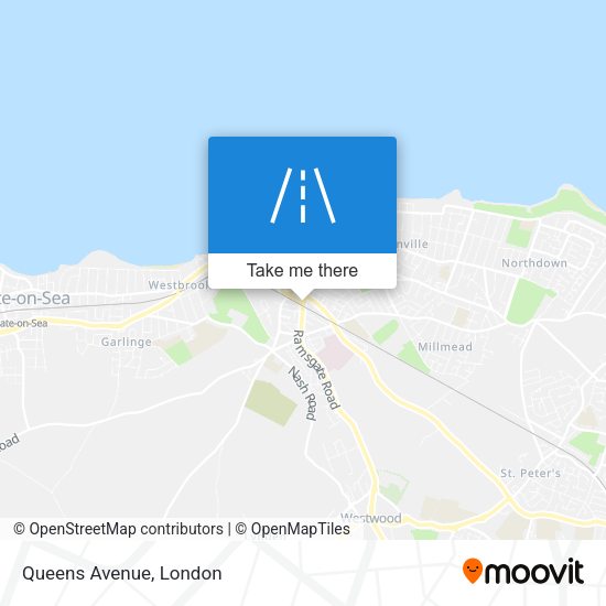 Queens Avenue map