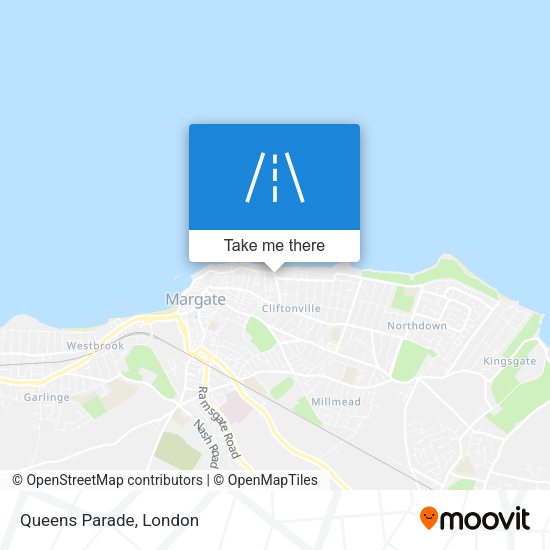 Queens Parade map
