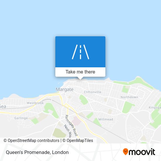 Queen's Promenade map
