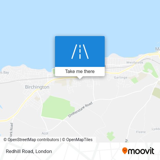 Redhill Road map