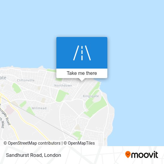 Sandhurst Road map
