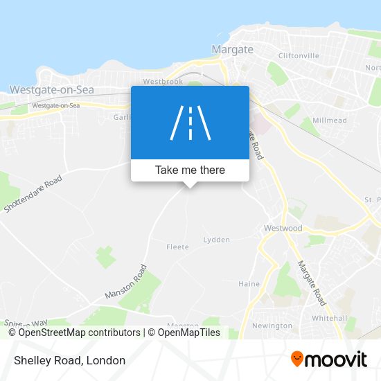 Shelley Road map