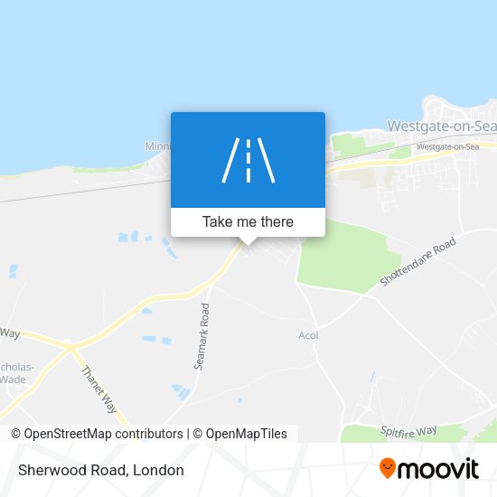 Sherwood Road map