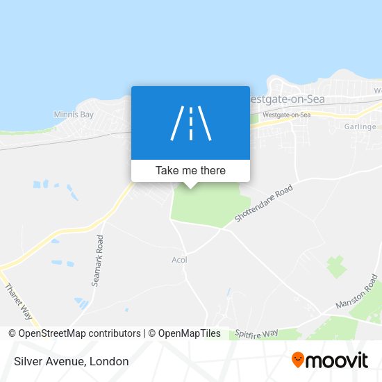 Silver Avenue map