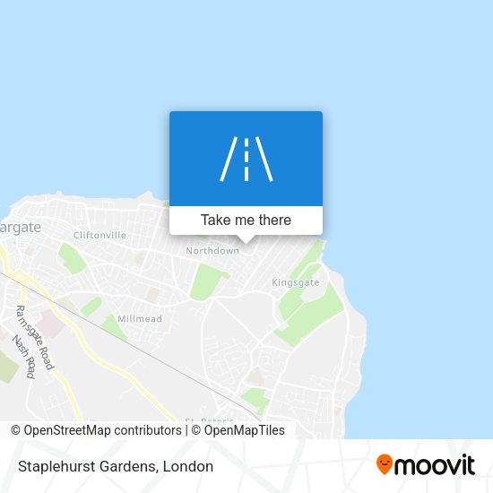 Staplehurst Gardens map