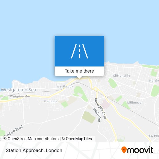 Station Approach map
