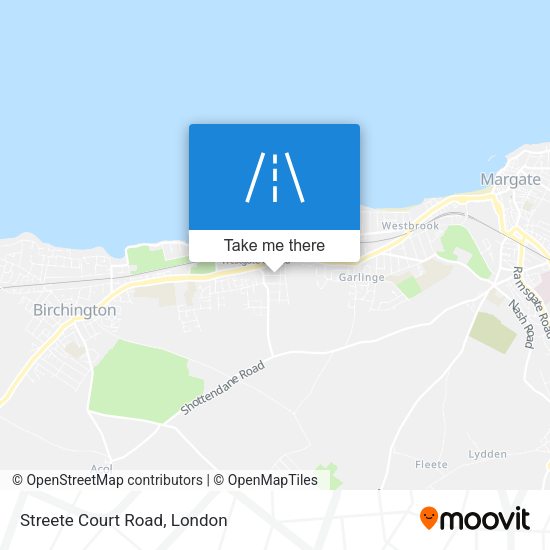 Streete Court Road map