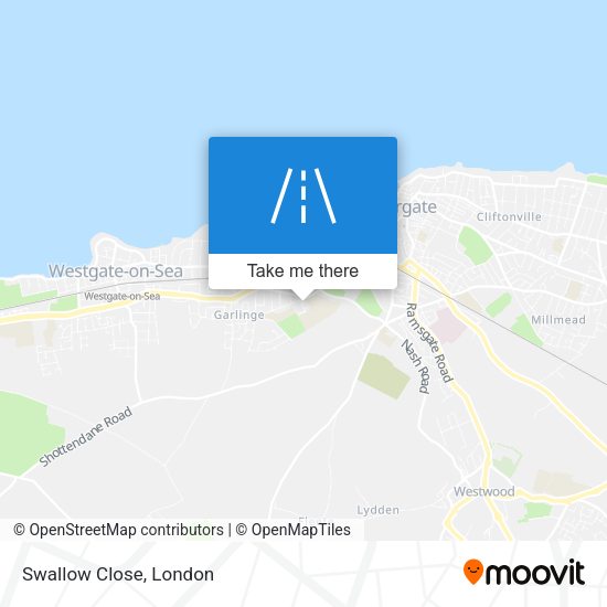 Swallow Close map