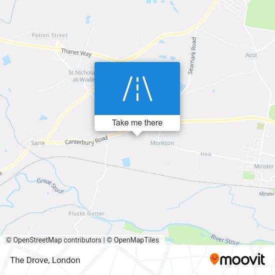 The Drove map