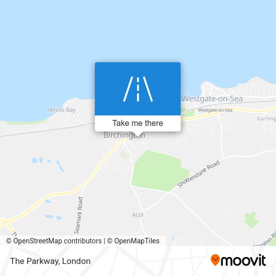 The Parkway map