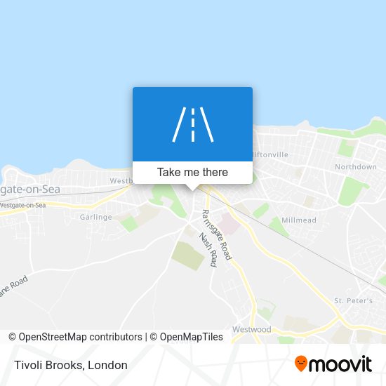 Tivoli Brooks map