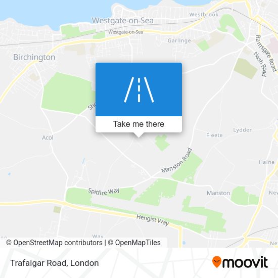 Trafalgar Road map
