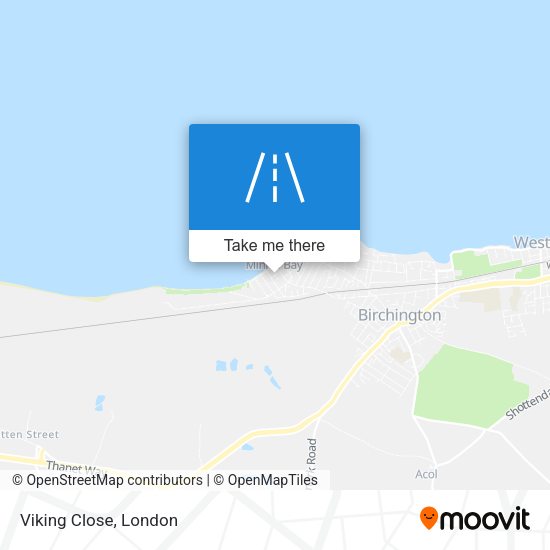 Viking Close map