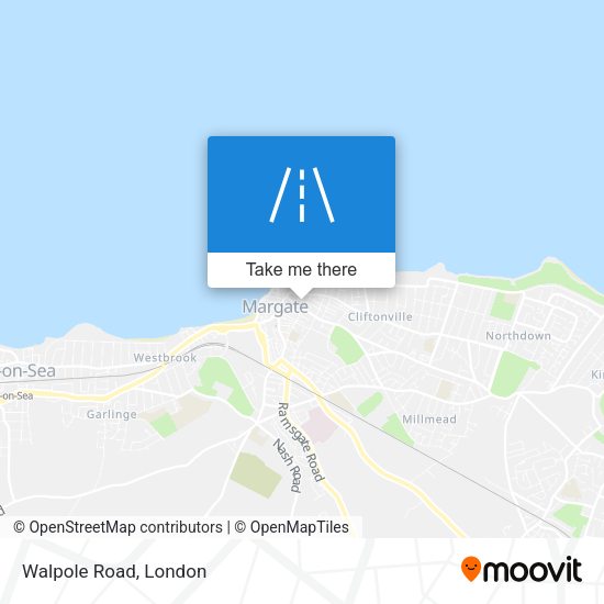 Walpole Road map