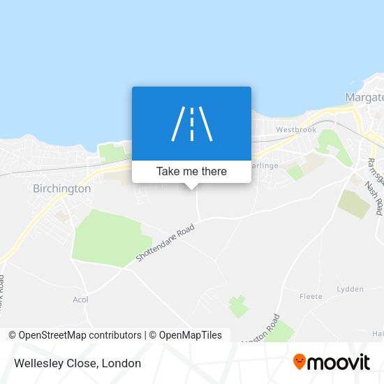 Wellesley Close map