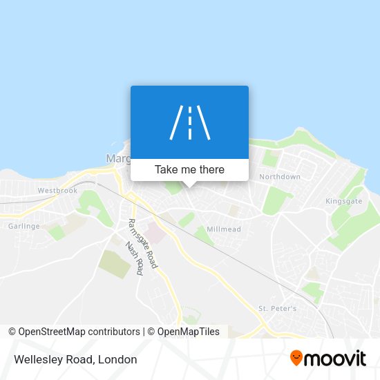 Wellesley Road map