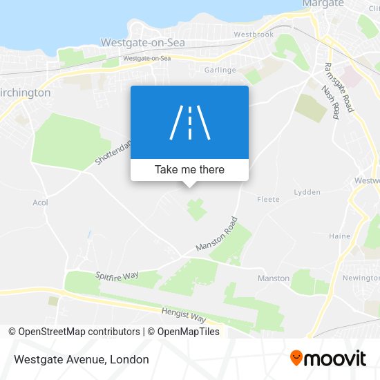 Westgate Avenue map