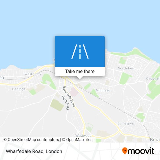 Wharfedale Road map