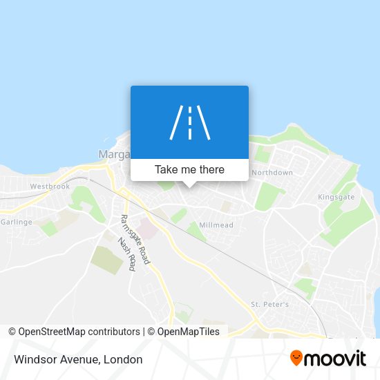 Windsor Avenue map
