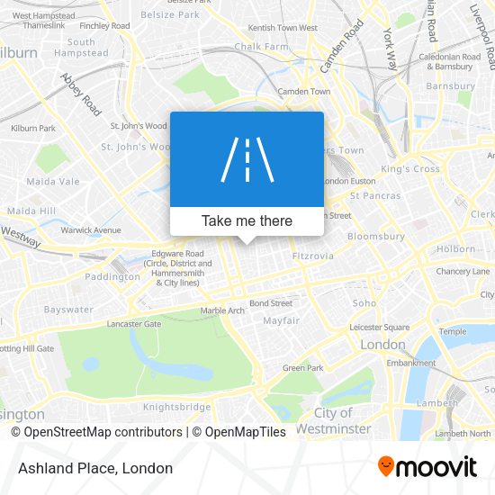 Ashland Place map