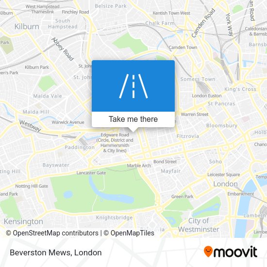 Beverston Mews map