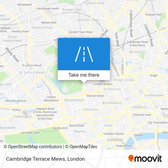 Cambridge Terrace Mews map
