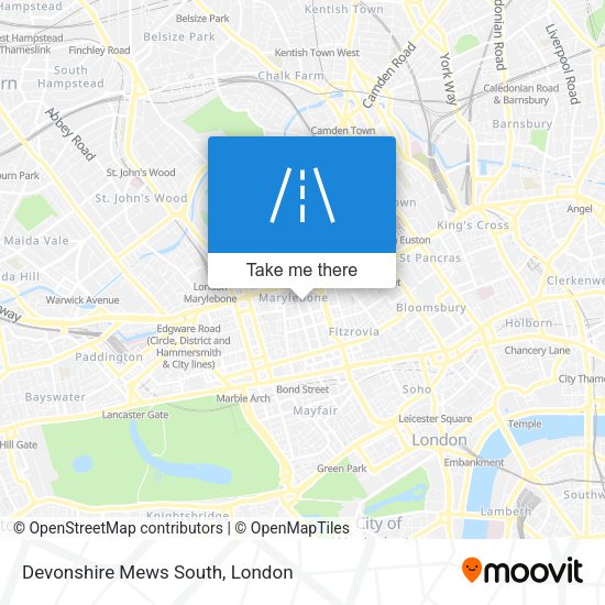 Devonshire Mews South map