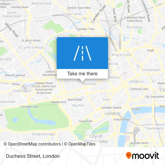 Duchess Street map
