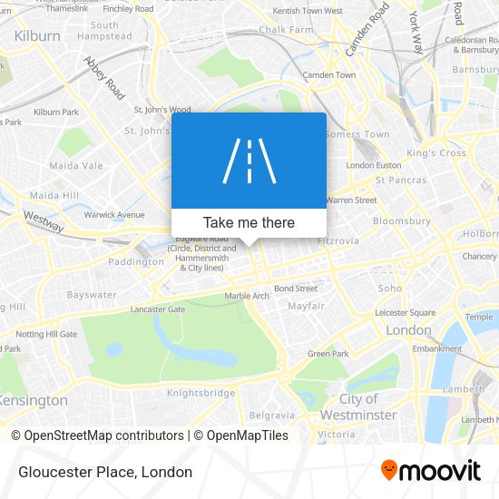 Gloucester Place map