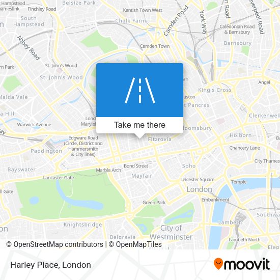 Harley Place map