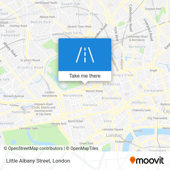 Little Albany Street map