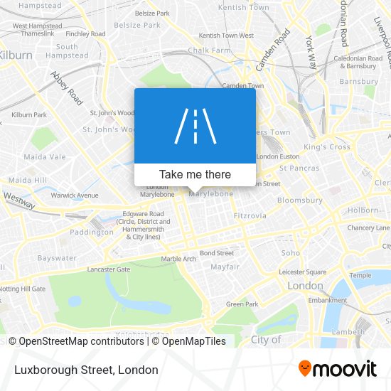Luxborough Street map