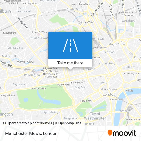 Manchester Mews map