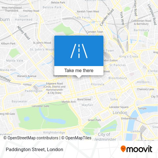 Paddington Street map