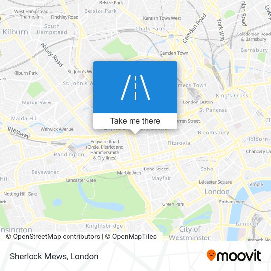 Sherlock Mews map