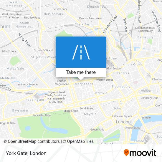 York Gate map