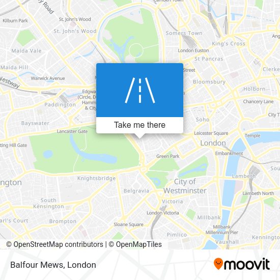 Balfour Mews map