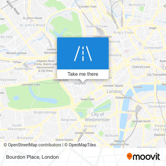 Bourdon Place map