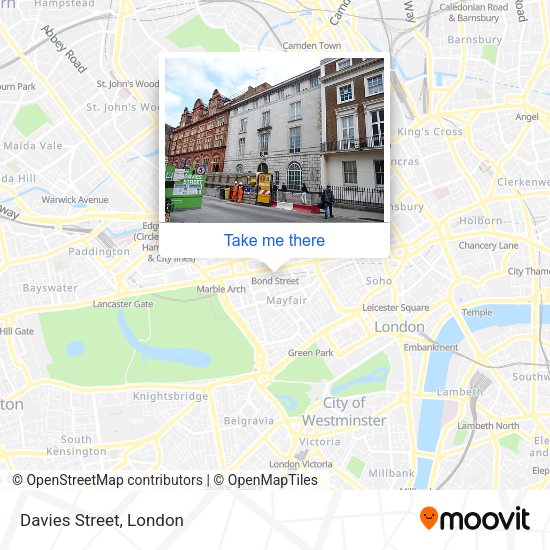 Davies Street map