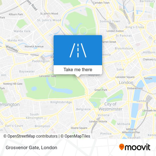 Grosvenor Gate map