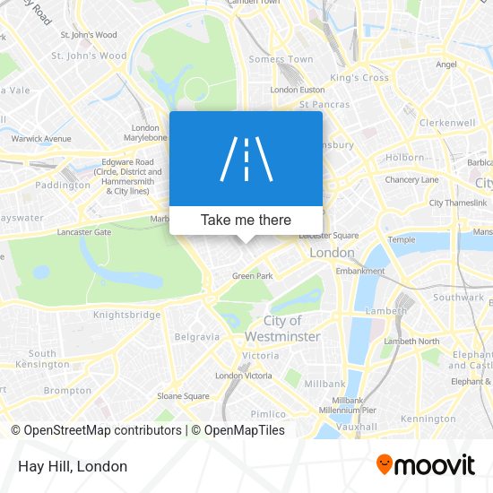 Hay Hill map