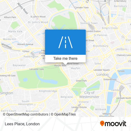 Lees Place map