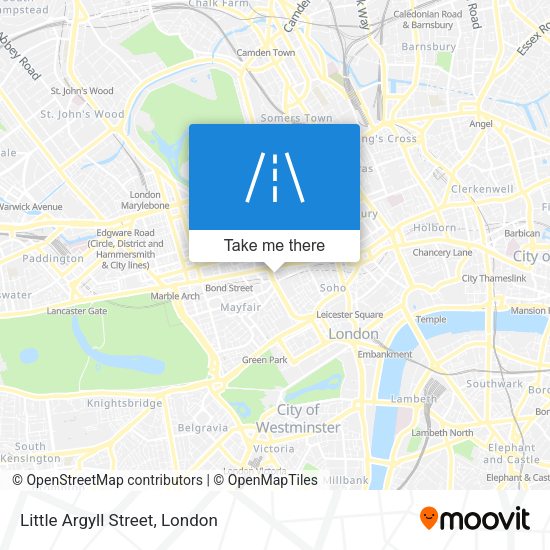 Little Argyll Street map
