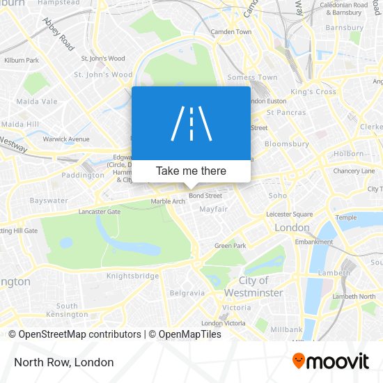 North Row map