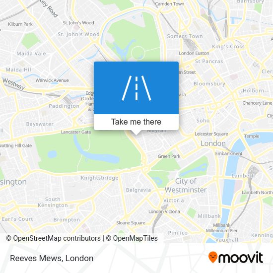 Reeves Mews map