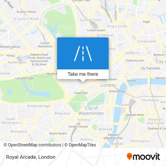 Royal Arcade map
