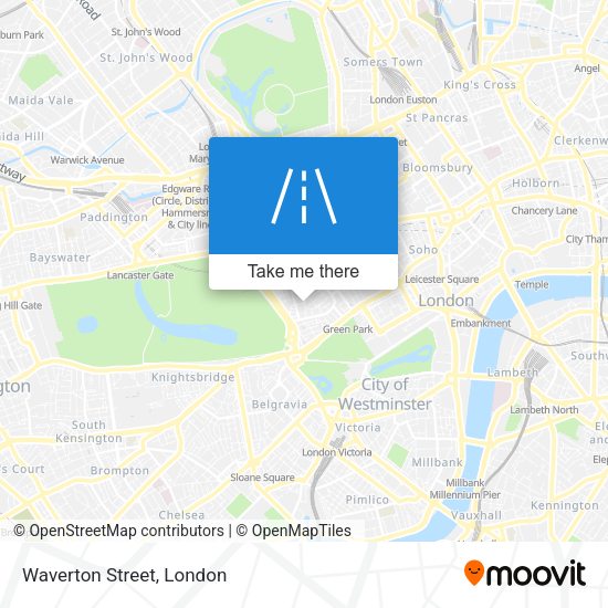 Waverton Street map