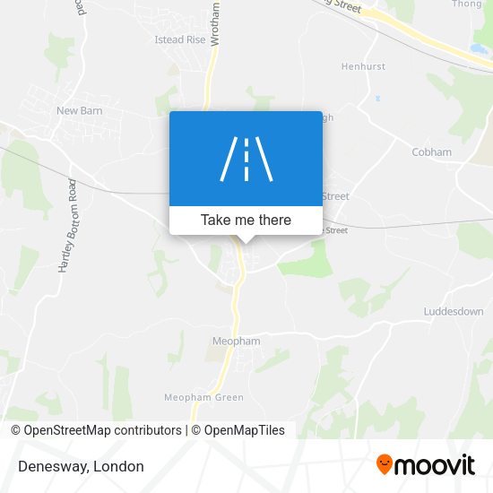 Denesway map