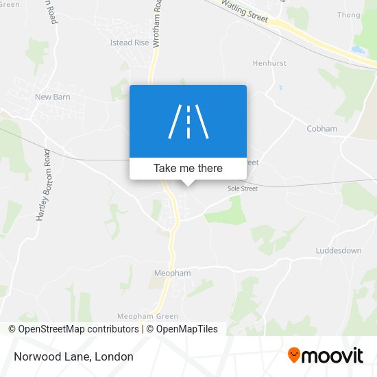 Norwood Lane map