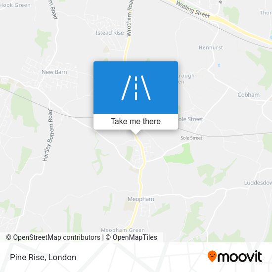 Pine Rise map
